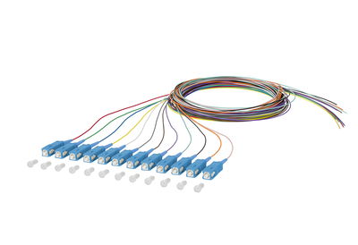 OpDAT Pigtail SC-UPC, OS2, 12 Farben