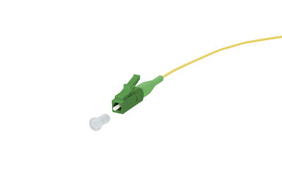 OpDAT Pigtail LC APC, OS2, gelb