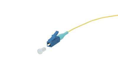 OpDAT Pigtail LC-UPC, OS2, gelb