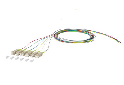 OpDAT Pigtail SC-PC, OM5, 6 Farben