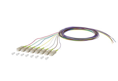 OpDAT Pigtail SC-PC, OM5, 8 Farben