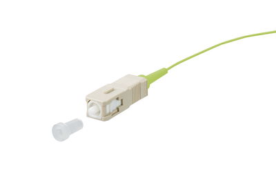 OpDAT Pigtail SC-PC, OM5, lindgrün