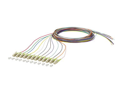 OpDAT Pigtail LC-PC, OM5, 12 Farben