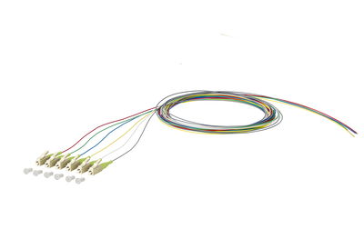 OpDAT Pigtail LC-PC, OM5, 6 Farben