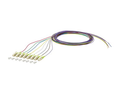 OpDAT Pigtail LC-PC, OM5, 8 Farben