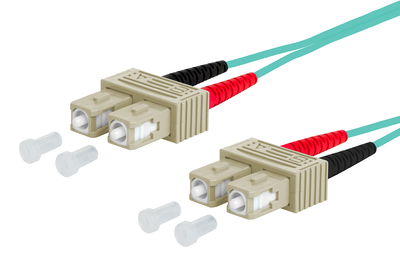 OpDAT Patchkabel SC-D/SC-D OM3, 15,0 m