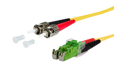 OpDAT Patchkabel 2xST/E2000-D APC OS2, 2,0 m