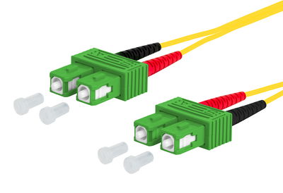 OpDAT Patchkabel SC-D APC/SC-D APC OS2, 20,0 m