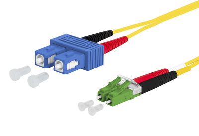 OpDAT Patchkabel SC-D/LC-D APC OS2, 2,0 m