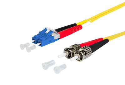 OpDAT Patchkabel LC-D/2xST OS2, 1,0 m