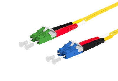OpDAT Patchkabel LC-D/LC-D APC OS2, 5,0 m