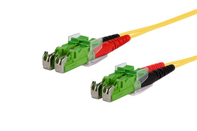 OpDAT Patchkabel E2000-D APC/E2000-D APC OS2, 5,0 m