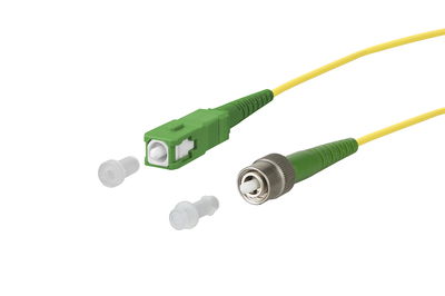 OpDAT Patchkabel SC-S APC/FC APC OS2, 20,0 m