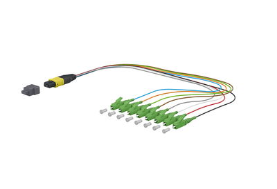 OpDAT Ader-Fanout MTP-M/8xLC-S APC OS2 0,3 m