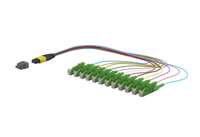 OpDAT Ader-Fanout MTP-M/12xE2000-S APC OS2 0,3 m