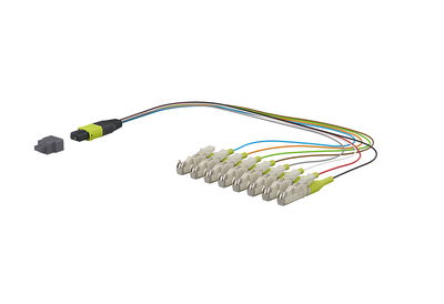 OpDAT Ader-Fanout MTP-M/8xE2000-S OM5 0,3 m