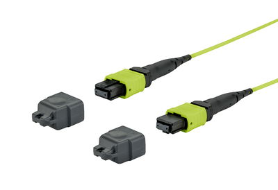 OpDAT Patchkabel MTP-F/MTP-F OM5, Ø3,0 mm, 12 Fasern, 2,0 m