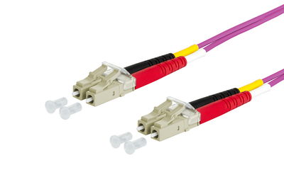 OpDAT Patchkabel LC-D/LC-D OM4, 3,0 m