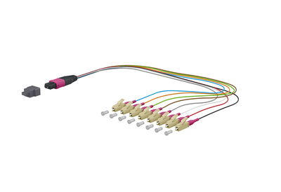 OpDAT Ader-Fanout MTP-M/8xLC-S OM4 0,3 m