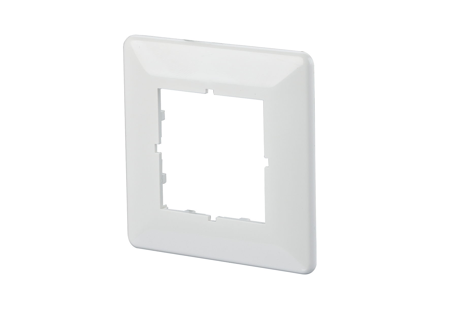 Abdeckplatte 80 x 80 mm reinweiß, E-DAT C6