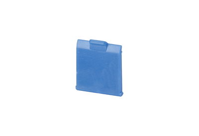 Staubschutzklappen für Modul Patchfelder / Subway / REG blau