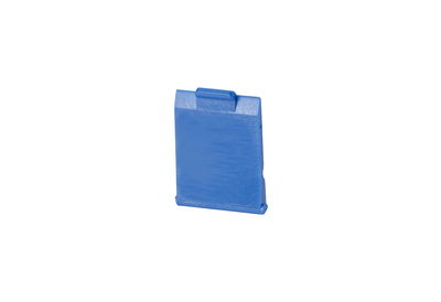 Staubschutzklappen für Anschlussdosen blau