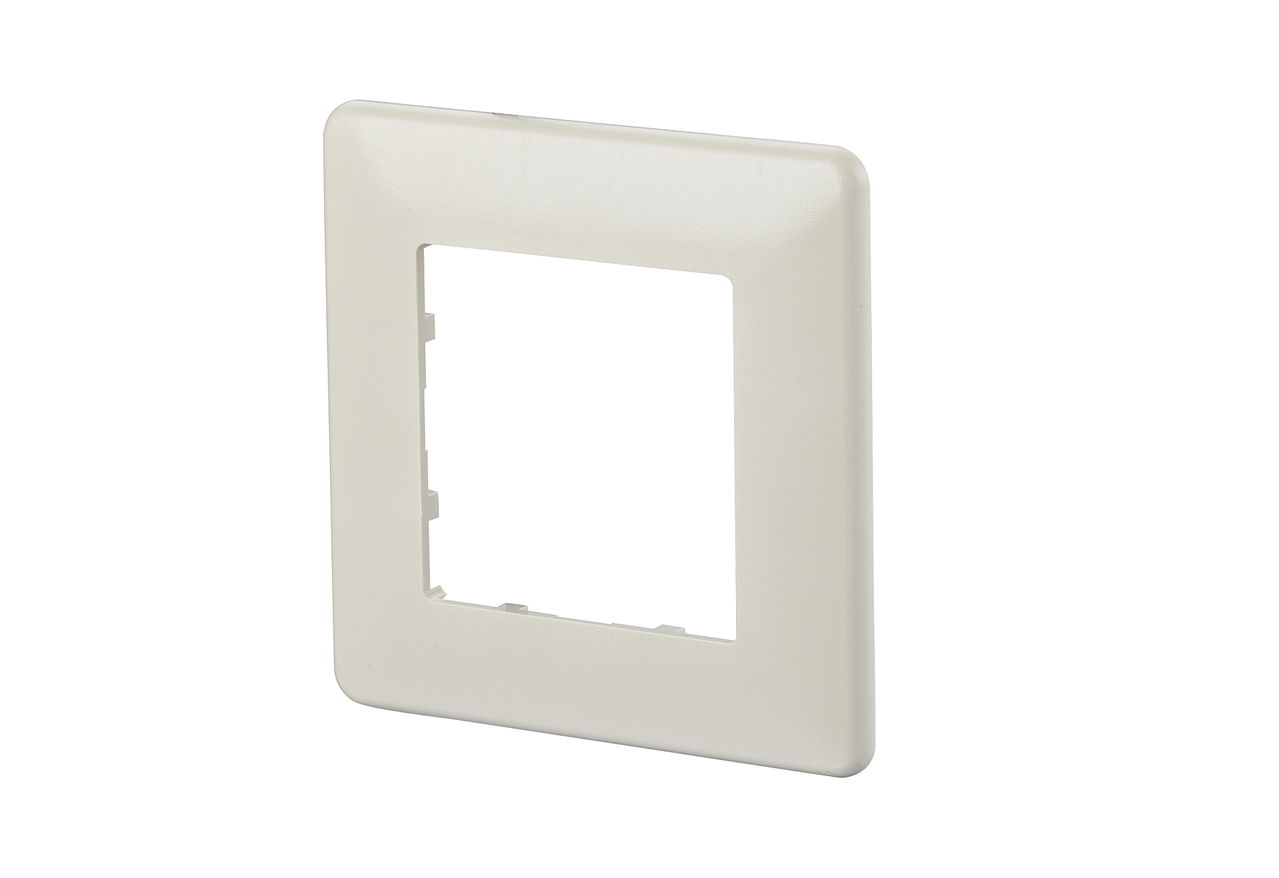 Abdeckplatte 80 x 80 mm, reinweiß, Modul