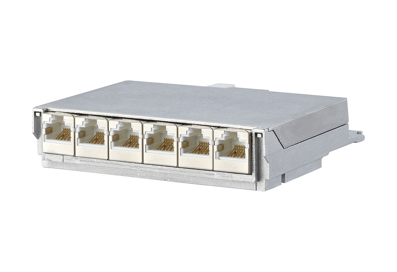 E-DAT C6 6x8 1HE Modul Cat.6