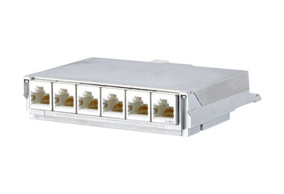 E-DAT C6A 6 Port für 1HE Einsatz
