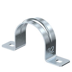 Befestigungsschelle zweilappig 32mm, St, G