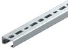 Profilschiene gelocht, Schlitzweite 17mm 400x35x18, St, FT