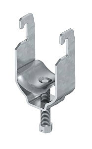 Bügelschelle mit Metalldruckwanne 8-12mm, St, FT