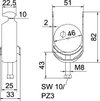 Bügelschelle 2056 40-46mm, St, FT