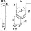Bügelschelle 2056 46-52mm, St, FT