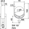 Bügelschelle 2056 58-64mm, St, FT