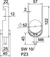 Bügelschelle 2056 46-52mm, St, FT
