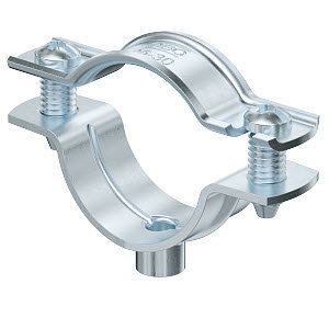 Abstandschelle mit Gewindeanschluss M6 25-30mm, St, G