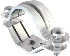 Abstandschelle mit Gewindeanschluss M6 19-23mm, St, G