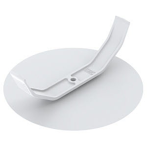 Federdeckel Ø72, PS, weiß