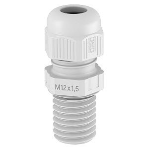 Kabelverschraubung vollmetrisch lang M50, PA, lichtgrau, RAL 7035