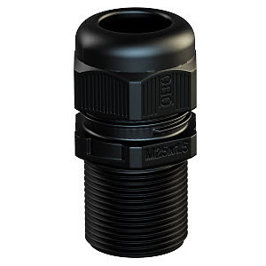 Kabelverschraubung vollmetrisch lang 24mm M16, PA, schwarz