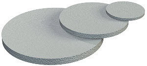 Staubschutzplättchen zum Durchstoßen M50, ZPE, schwarz