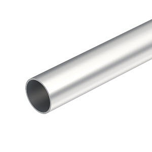 Aluminiumrohr ohne Gewinde Ø25, 3000mm, Alu
