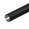 Stapa Steckrohr ohne Gewinde Ø16, 3000mm, St, PE50, tiefschwarz, RAL 9005