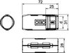 Quick-Pipe-Verbindungsmuffe M25, PP, lichtgrau, RAL 7035