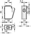 Grip-Sammelhalterung 30x NYM3x1,5, A4, 1.4571, 2B
