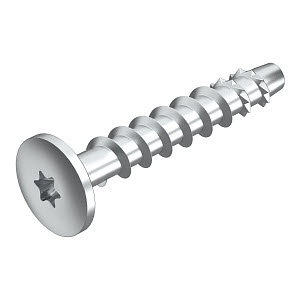 Montageschienenanker mit flachem Panhead 7,5x50mm, St, G