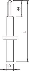 Tiefenerder 1,5m, St, FT