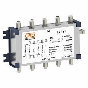 Überspannungsschutzgerät für Sat-Technik 70V