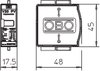 SurgeController V20 Oberteil für PV-Anlagen 500V DC